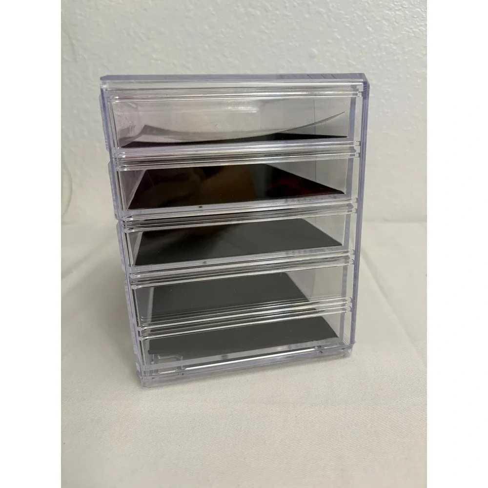 Bino Clear Acrylic 4 Drawer Organizer Chest Makeup Jewelry Storage Cosmetic‎
